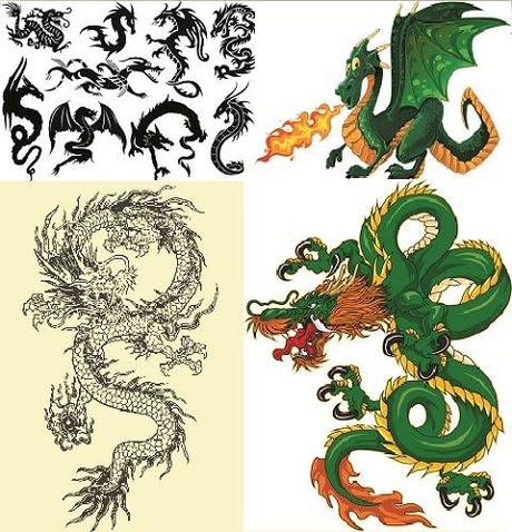 Dragones vectoriales 2012