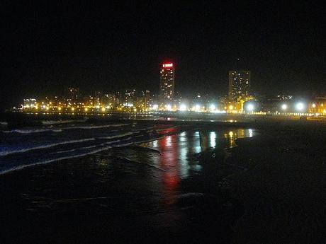 Mar del Plata de noche