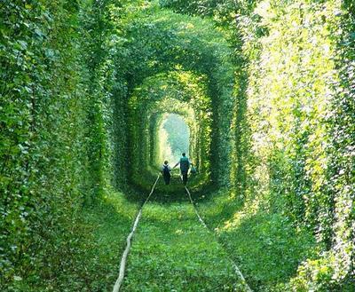 El 'Túnel del Amor' de Ucrania