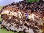 Postre helado duraznos