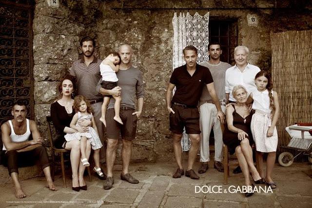 Dolce & Gabbana 2012 ad Campaign - La Famiglia -