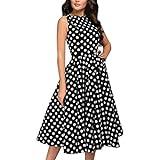 Dralofao vestidos mujer noche largos Vestido casual Vestido de Vestir Mujer devoluciones de pedidos amazon mis pedidos realizados amazon Sin Mangas Vestido Corta para Mujer Estampado Vestido de Vestir