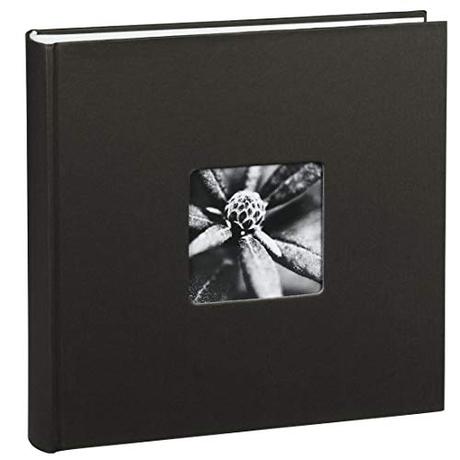 Hama Fine Art Jumbo - Álbum de fotos 30 x 30 cm, 100 páginas, 50 hojas, Color Negro, Mediano