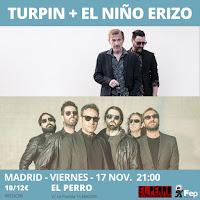 Concierto de Turpin y El niño erizo en El perro de la parte de atrás del coche