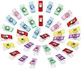 Anpro 60PCS Costura Clips Pinzas 2.7 * 1.0 * 1.5cm en ABS para Encuadernación Manualidades