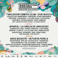 Confirmaciones SanSan Festival 2024
