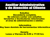 Auxiliar Administrativa Atención Cliente