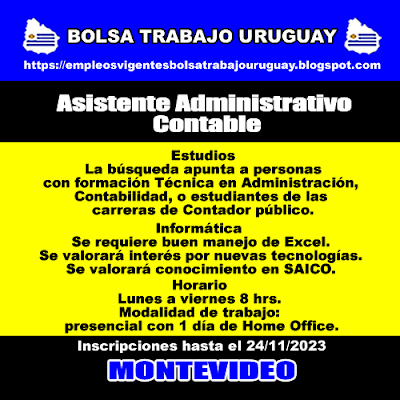 Asistente Administrativo Contable Asistente Administrativo Contable
