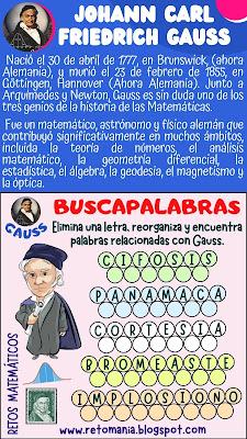 Grandes matemáticos, Matemáticos, Genios matemáticos, Desafío matemático, Reto matemático, Problema matemático, Pasatiempo, Gimnasia matemática, Juegos mentales, Juegos virales, Juegos matemáticos, Talleres matemáticos, Juego de letras, Juego de Palabras, Palabra Oculta, Palabra Escondida, Buscapalabras