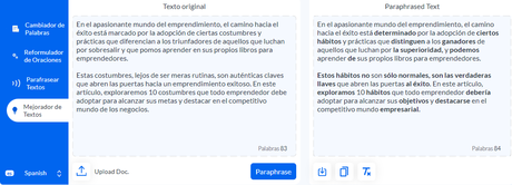 Cómo AI Parafraseador eleva la calidad de tus textos
