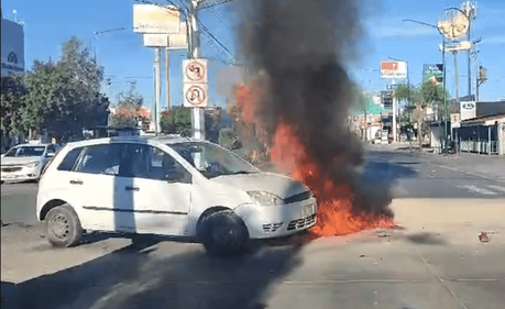 Accidente grave en avenida Himno Nacional involucra motocicleta y vehículo