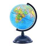 Exerz 20cm Educativo Globo Girable/Globo terráqueo - Diámetro (20cm)