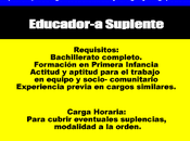 Educador-a Suplente