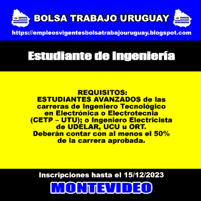 Estudiante de Ingeniería