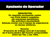 Ayudante Operador