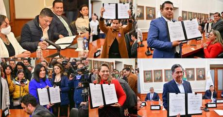 Ricardo Gallardo lidera la firma del acuerdo de Civilidad Político-Electoral en San Luis Potosí