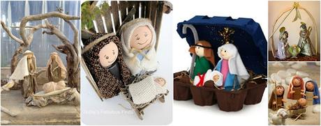 10 Ideas hermosas de nacimientos navideños hechos a mano 10 Ideas hermosas de nacimientos navideños hechos a mano