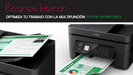 Optimiza tu espacio de trabajo con la impresora multifunción Epson WorkForce