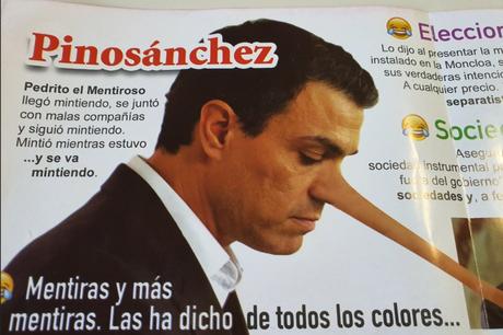 La democracia no puede tolerar a Pedro Sánchez, el dirigente más mentiroso de nuestra Historia