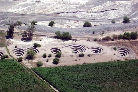 Los acueductos subterráneos de Cantalloc creados por la cultura Nazca en Perú Los acueductos subterráneos de Cantalloc creados por la cultura Nazca en Perú