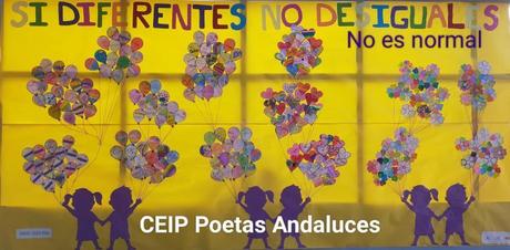 CEIP Poetas Andaluces, unidos en el Día Internacional de la Eliminación de la Violencia contra la Mujer