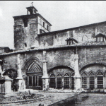 1910: Claustro de la Catedral y Palacio Episcopal neogótico