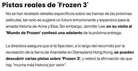 'Frozen 3' y 'Frozen 4' podrían ser dos partes de una misma historia