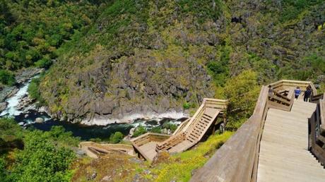 Las pasarelas de Paiva en Arouca en Portugal