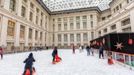 Inauguración de las dos pistas de hielo de Navidad más grandes de Madrid