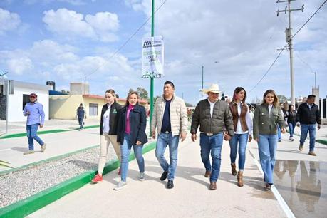 Inauguran Pavimentación de Calle «19 de Marzo» en Villa de Arriaga por el Gobernador Ricardo Gallardo