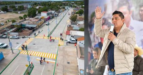 Inauguran Pavimentación de Calle «19 de Marzo» en Villa de Arriaga por el Gobernador Ricardo Gallardo