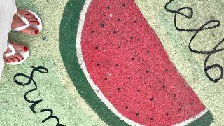 Graffiti callejero en Matala.