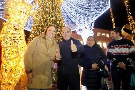 Encendido del Árbol en Plaza de Armas Inaugura la Temporada Navideña en San Luis Potosí