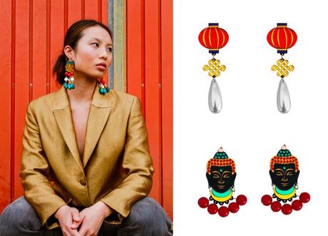 daughter of style asia pendientes