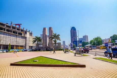 Plaza de la estación, Kinshasa