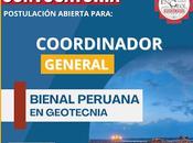 Convocatoria postulación coordinación general bienal geotecnia