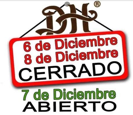 - Abierto, 🕧 - Open, 🕐