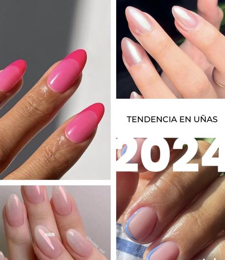 Lipgloss donnut nails uñas francesas con color