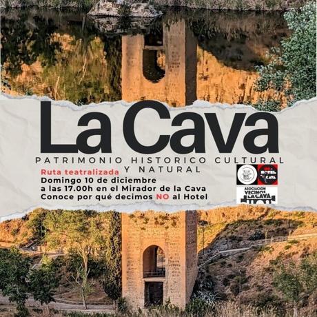 Una ruta para sobre el patrimonio de la Cava, nueva acción de la plataforma que rechaza un hotel en esta zona de Toledo