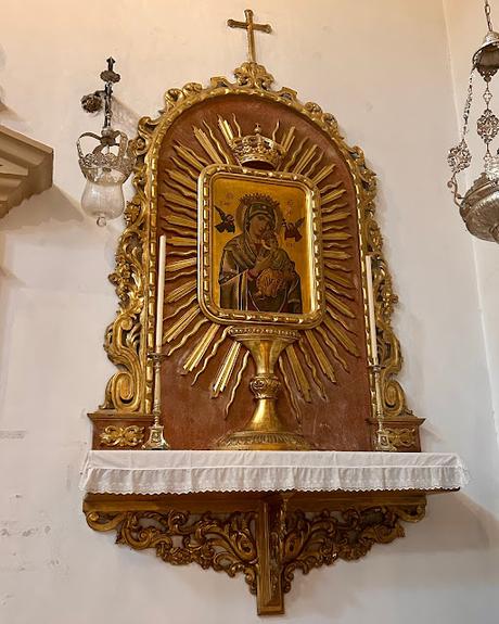 La Iglesia de San Roque (9): el Retablo de la Virgen del Perpetuo Socorro.