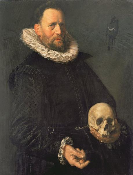 Frans Hals, Retrato de un hombre sujetando una calavera