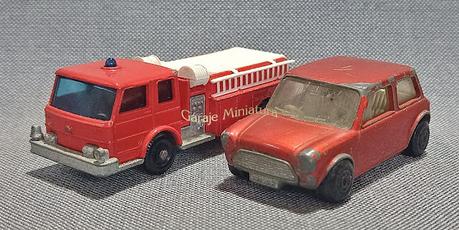 Fire Pumper Truck y Racing Mini piezas #29 de Matchbox