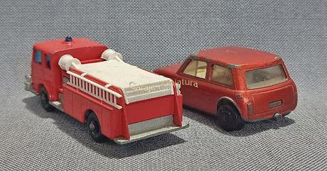 Fire Pumper Truck y Racing Mini piezas #29 de Matchbox