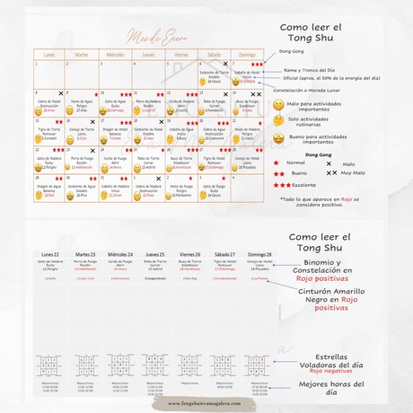 Tong Shu 2024 Año del Dragón 🐉 de Madera Yang
