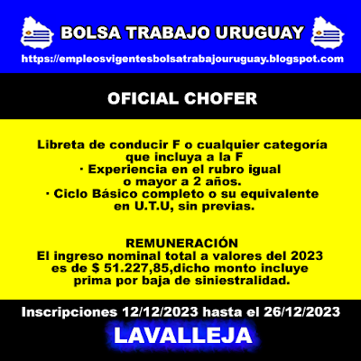 OFICIAL CHOFER