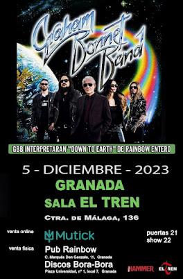 Graham Bonnet Band - 05/12/2023 - Sala El Tren (Granada).