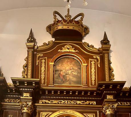 La Iglesia de San Roque (11): el Retablo del Sagrado Corazón de Jesús.