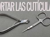 ¿Cómo deben cortar cutículas? ¿Tijeras alicates?