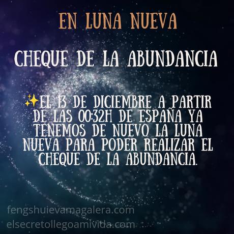 Cheque de la Abundancia 13 diciembre 2023