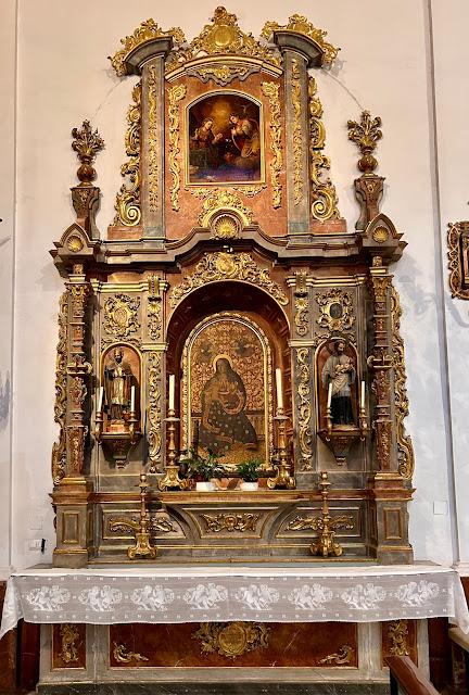 La Iglesia de San Roque (12): el Retablo de la Virgen de la Cinta.